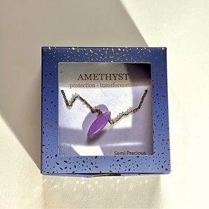 Amethyst necklace ★
